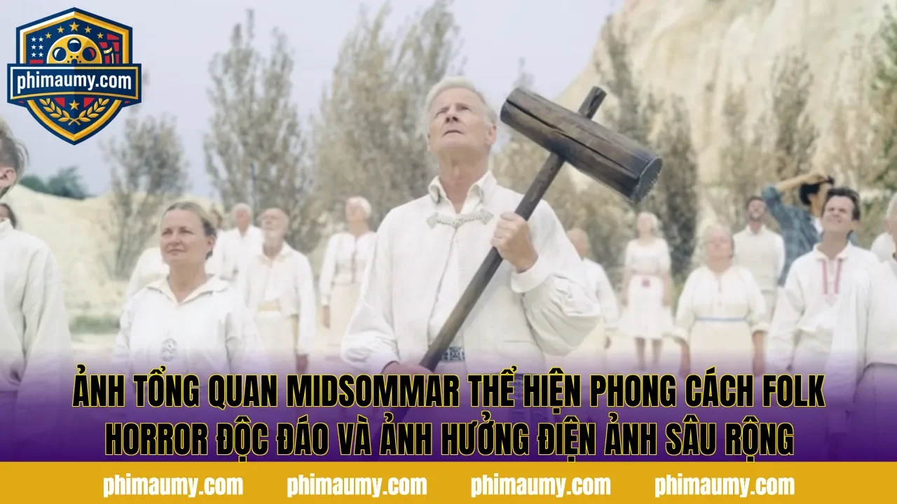 Ảnh tổng quan Midsommar thể hiện phong cách folk horror độc đáo và ảnh hưởng điện ảnh sâu rộng